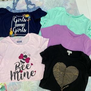 Girls shirt sleeve lot
